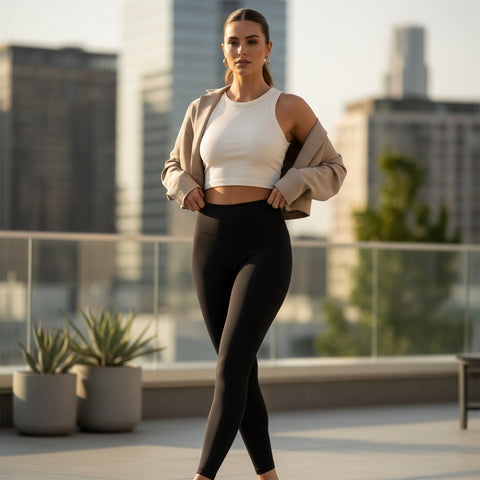 6-Pairs Super Soft Fleece Lined Leggings