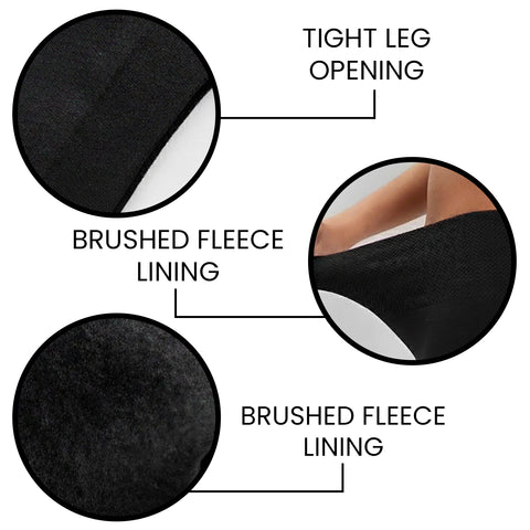6-Pairs Super Soft Fleece Lined Leggings
