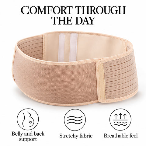 Maternity Belly Support Belt – Stretch Pregnancy Back and Waist Wrap