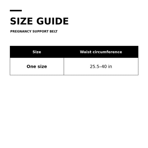 Maternity Belly Support Belt – Stretch Pregnancy Back and Waist Wrap