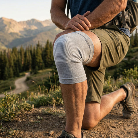 Bamboo Compression Knee Brace – Support Sleeve for Knee Pain Relief, Circulation & Joint Support