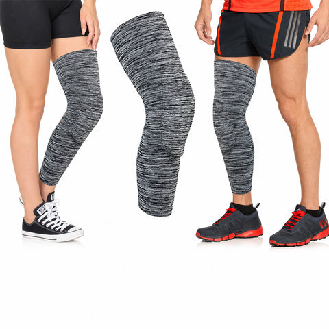Padded Knee Compression Leg Sleeve – Stretch Support for Exercise