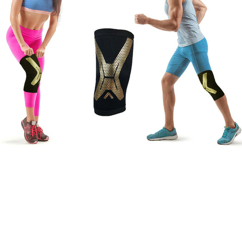 Knee Compression Support Sleeve – Pull-On Stretch Knee Brace