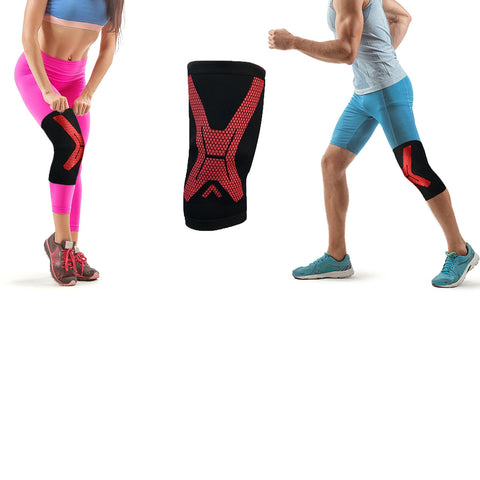 Knee Compression Support Sleeve – Pull-On Stretch Knee Brace