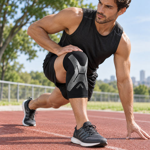 Knee Compression Support Sleeve – Pull-On Stretch Knee Brace