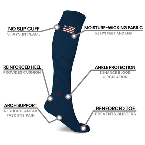 3-Pack: X Elite Premium Compression Socks