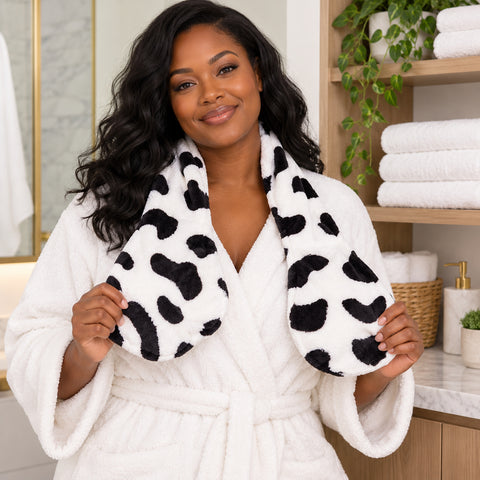 Plush Towel Bra with Adjustable Strap – Zebra Bath and Nursing Wrap
