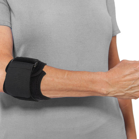 Adjustable Tennis Elbow Strap for Men & Women – Latex-Free Forearm Support for Tennis & Golfer’s Elbow, 1-Pack or 2-Pack