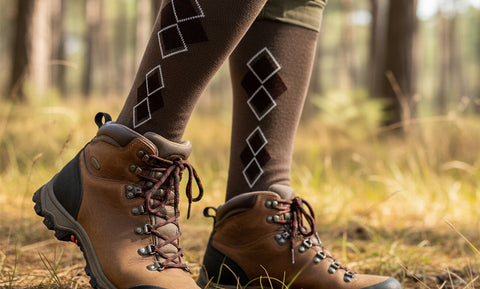 Premium Merino Wool Compression Boot Socks - Designed for Winter, Hiking, Camping, Snowboarding, Skiing