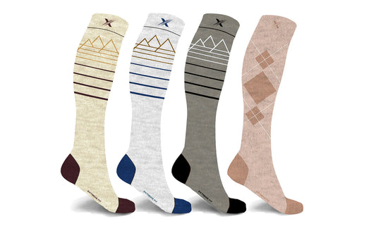 Premium Merino Wool Compression Boot Socks - Designed for Winter, Hiking, Camping, Snowboarding, Skiing
