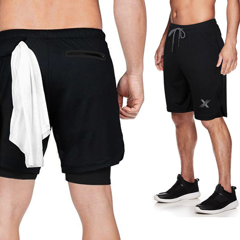 Men's Essential Lightweight Workout, Fitness and Running Shorts for Performance (3-Pack)