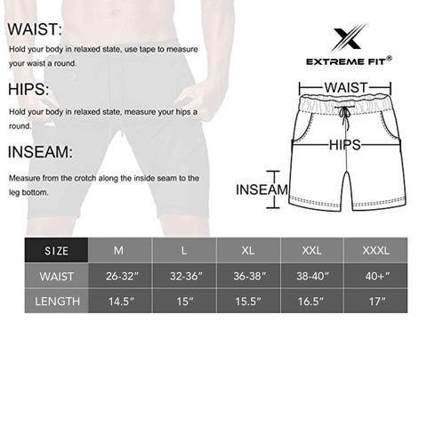 Men's Essential Lightweight Workout, Fitness and Running Shorts for Performance (3-Pack)