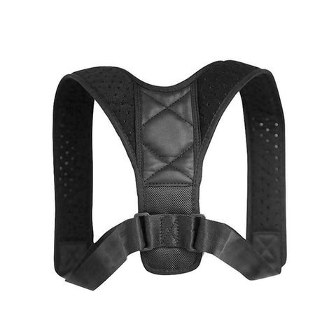 Adjustable Posture Support Brace – Padded Back and Shoulder Straps, Small or Medium