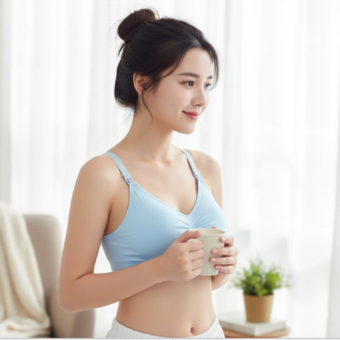 Mother’s Love Nursing Bra – Front-Open Breastfeeding Bra with Adjustable Straps, Soft Stretch Support, Comfortable Maternity & Postpartum Bra