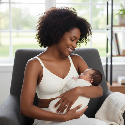 Mother’s Love Nursing Bra – Front-Open Breastfeeding Bra with Adjustable Straps, Soft Stretch Support, Comfortable Maternity & Postpartum Bra