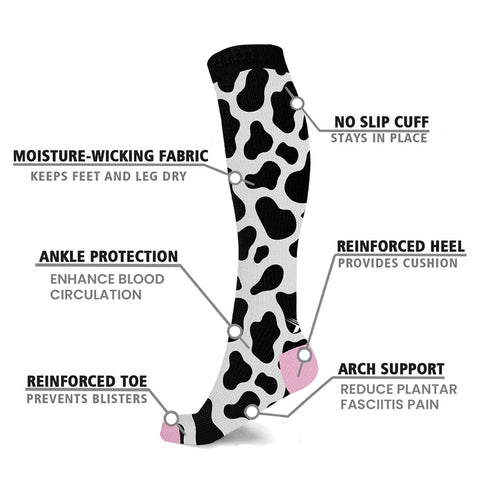 3-Pack: Knee-High Compression Socks – Support Socks for Circulation, Swelling & All-Day Comfort (Men & Women)