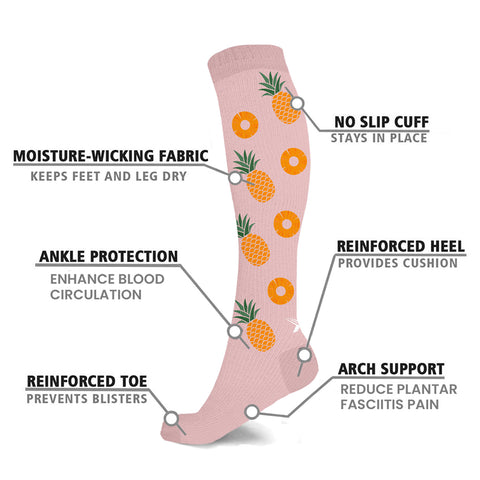 3-Pack: Knee-High Compression Socks – Support Socks for Circulation, Swelling & All-Day Comfort (Men & Women)