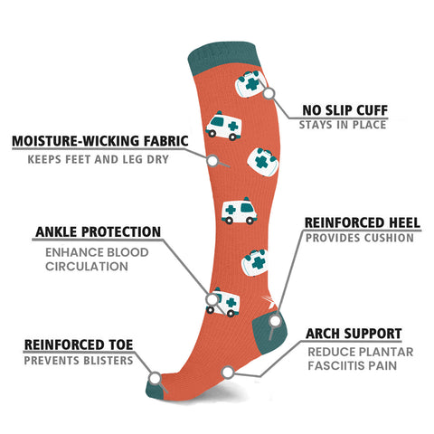 3-Pack: Knee-High Compression Socks – Support Socks for Circulation, Swelling & All-Day Comfort (Men & Women)