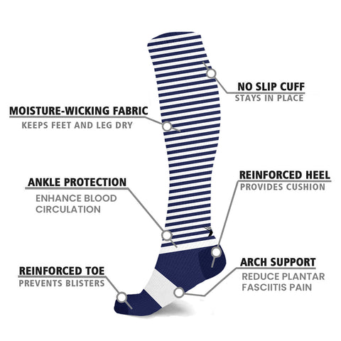 3-Pack: Knee-High Compression Socks – Support Socks for Circulation, Swelling & All-Day Comfort (Men & Women)