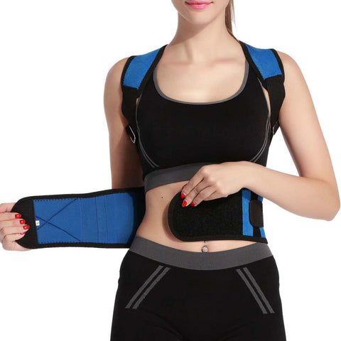 Adjustable Back Support Brace and Compression Belt – Double-Pull Waist Wrap