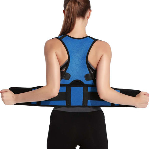 Adjustable Back Support Brace and Compression Belt – Double-Pull Waist Wrap