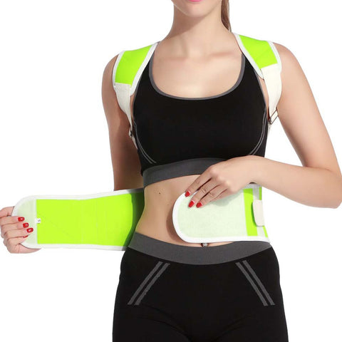 Adjustable Back Support Brace and Compression Belt – Double-Pull Waist Wrap