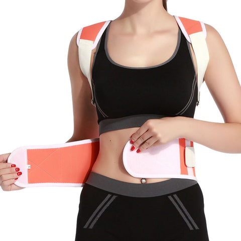 Adjustable Back Support Brace and Compression Belt – Double-Pull Waist Wrap