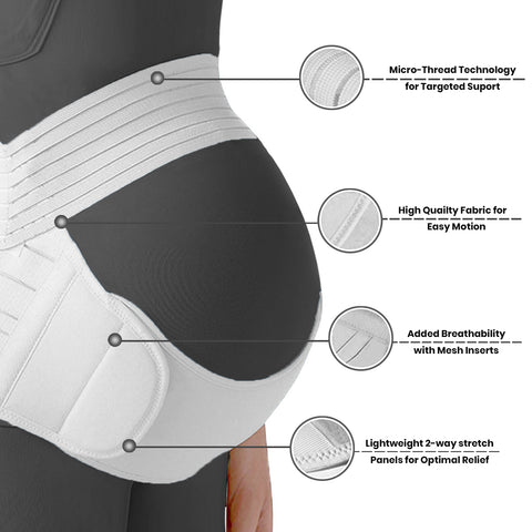Maternity Belly Band – Adjustable Pregnancy Back and Waist Support