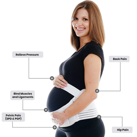 Maternity Belly Band – Adjustable Pregnancy Back and Waist Support