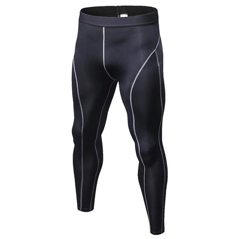 Men's Quick-Dry Compression Pants – Stretch Activewear, One Size