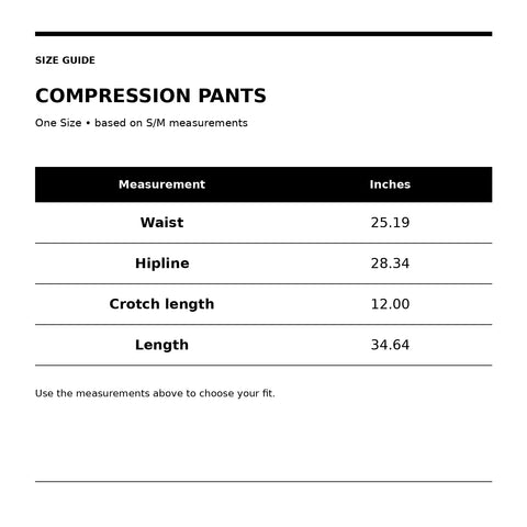 Men's Quick-Dry Compression Pants – Stretch Activewear, One Size