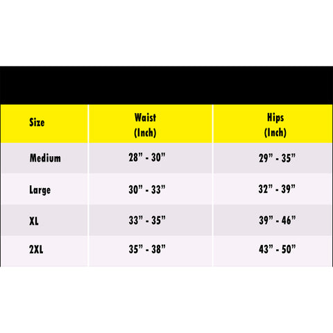 Thermal Neoprene Workout Waist Belt – Flexible Exercise Support, Medium to 2XL