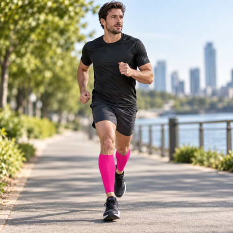 Women’s Graduated Calf Compression Sleeves, 1 Pair – Seamless Stretch Leg Support for Walking & Everyday Comfort