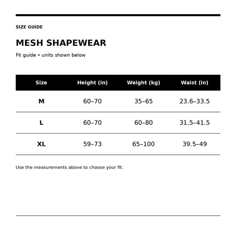 Men's Mesh Shaping Underwear – Breathable Stretch Body Support