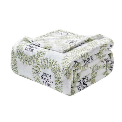 Ultra Soft Plush Throw Blanket 50" x 70" – Lightweight, Warm, All-Season Blanket – Cancer Awareness Inspired Design, Machine Washable, Perfect Comfort Gift