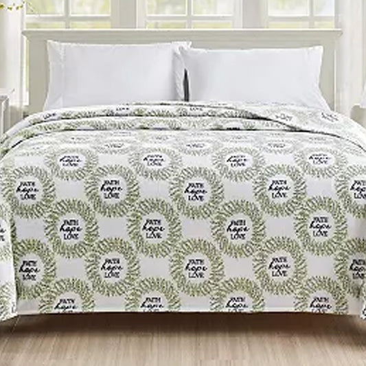 Ultra Soft Plush Throw Blanket 50" x 70" – Lightweight, Warm, All-Season Blanket – Cancer Awareness Inspired Design, Machine Washable, Perfect Comfort Gift