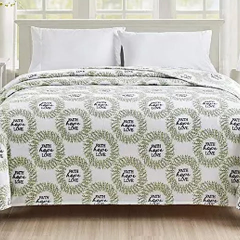 Ultra Soft Plush Throw Blanket 50" x 70" – Lightweight, Warm, All-Season Blanket – Cancer Awareness Inspired Design, Machine Washable, Perfect Comfort Gift