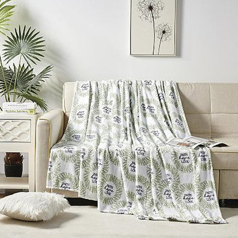 Ultra Soft Plush Throw Blanket 50" x 70" – Lightweight, Warm, All-Season Blanket – Cancer Awareness Inspired Design, Machine Washable, Perfect Comfort Gift