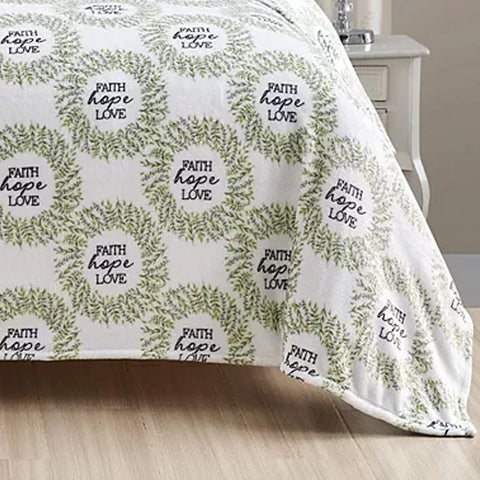 Ultra Soft Plush Throw Blanket 50" x 70" – Lightweight, Warm, All-Season Blanket – Cancer Awareness Inspired Design, Machine Washable, Perfect Comfort Gift