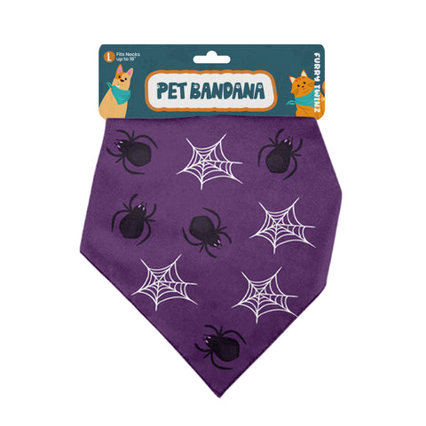 Halloween Pet Bandana – Triangle Scarf for Dogs and Cats, Comfortable Lightweight Polyester, One Size Fits Most