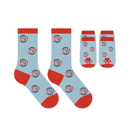 Novelty Matching Pet and Owner Fun Socks Pet Lover Gifts