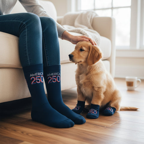 Novelty Matching Pet and Owner Fun Socks Pet Lover Gifts