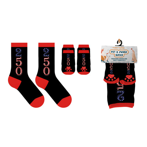 Novelty Matching Pet and Owner Fun Socks Pet Lover Gifts