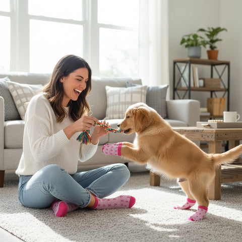 Novelty Matching Pet and Owner Fun Socks Pet Lover Gifts