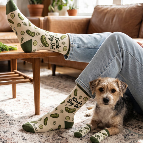 Novelty Matching Pet and Owner Fun Socks Pet Lover Gifts