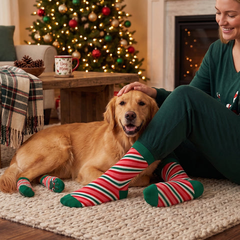 Novelty Matching Pet and Owner Fun Socks Pet Lover Gifts