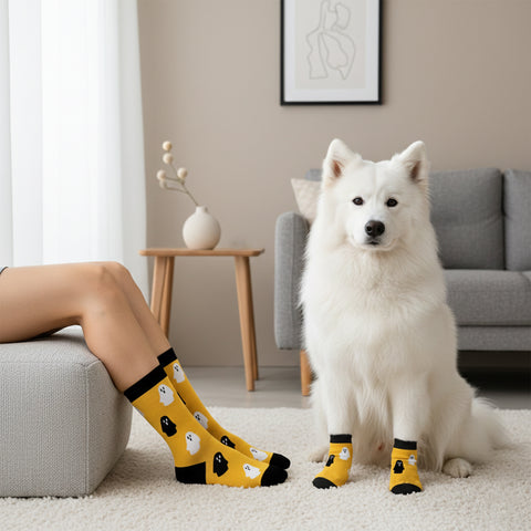 Novelty Matching Pet and Owner Fun Socks Pet Lover Gifts