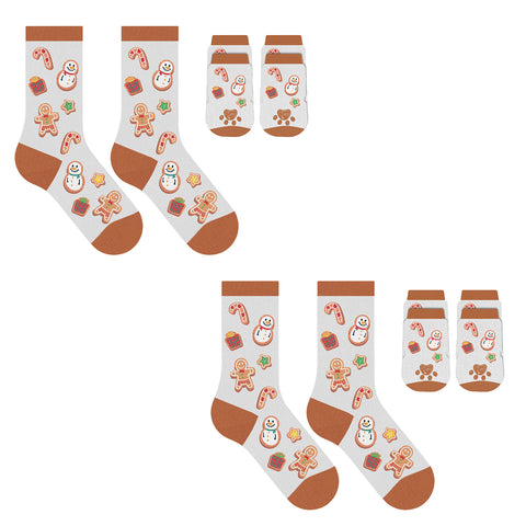 2-Pack: Christmas Matching Pet and Owner Fun Socks Pet Lover Gifts