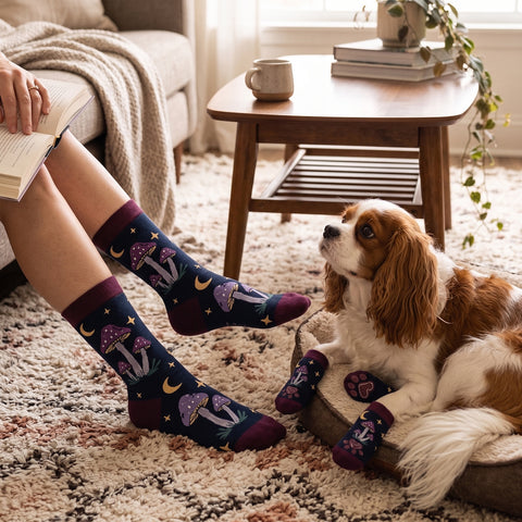 Novelty Matching Pet and Owner Fun Socks Pet Lover Gifts
