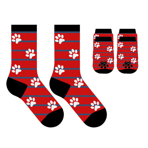 Novelty Matching Pet and Owner Fun Socks Pet Lover Gifts